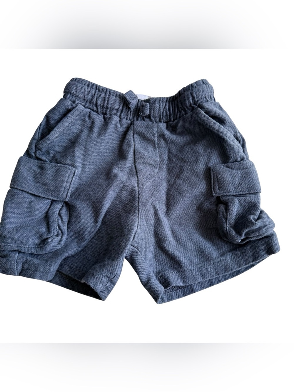 Zara Boys Blue Cargo soft Shorts